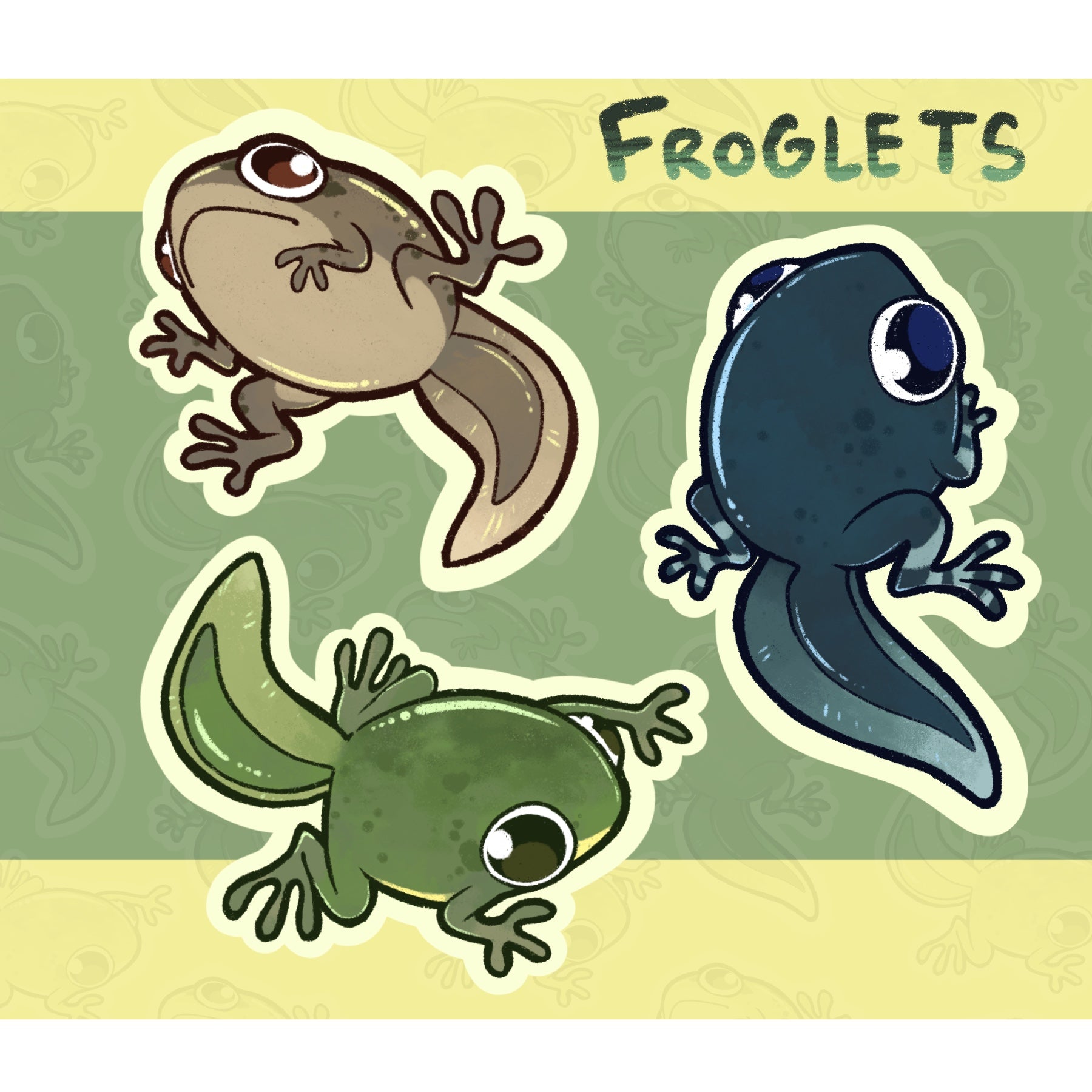 Froglet Sticker Set