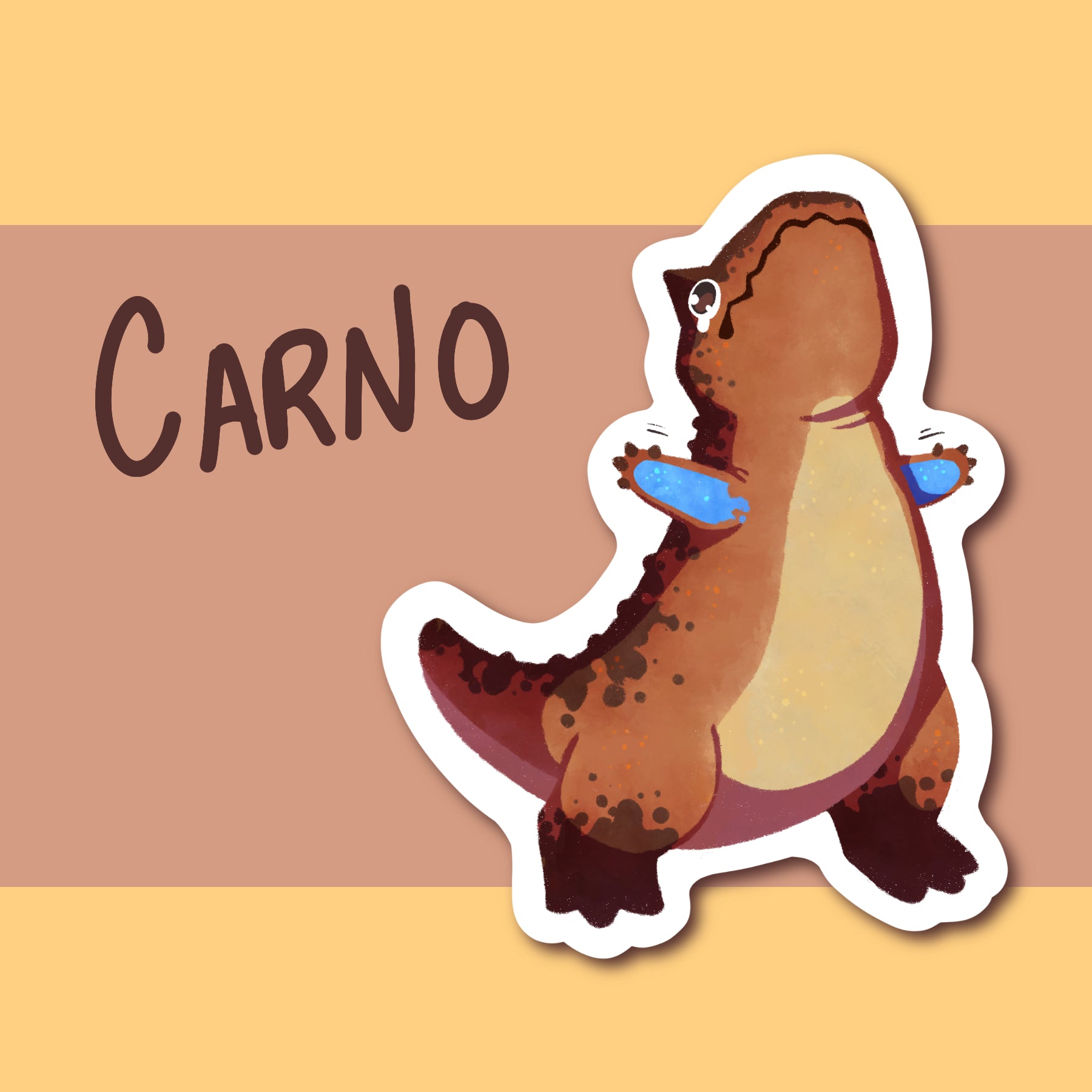 Carnotaurus Sticker – Derptiles
