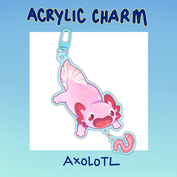 Dangly Axolotl Charm