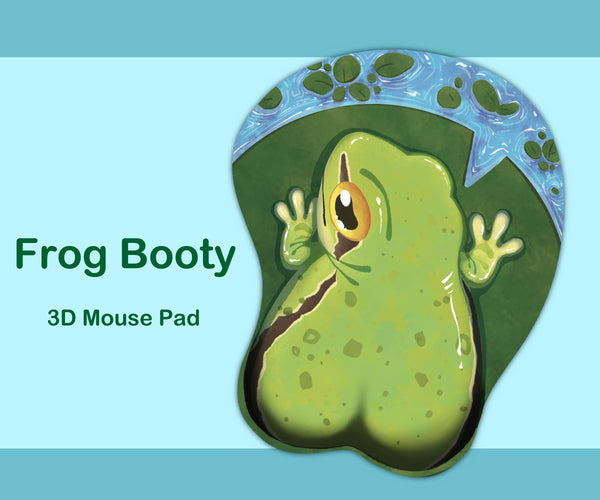 Frog Booty 3D MousePad