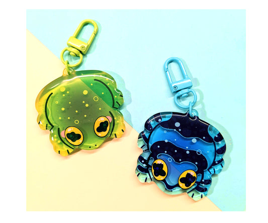 Semi-Transparent Frog Charm