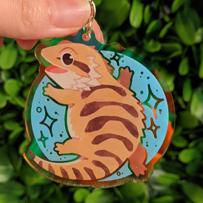 Holo Beardie Charm