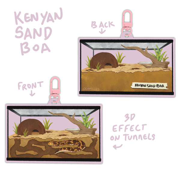 3D Kenyan Sandboa Charm