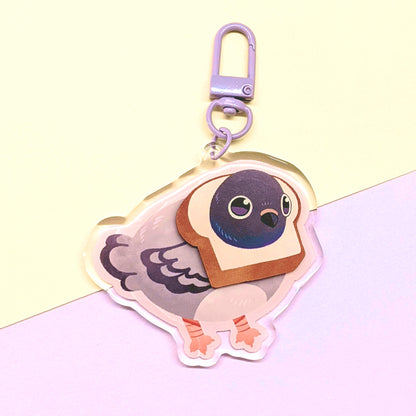 3D Bread Birb Charm