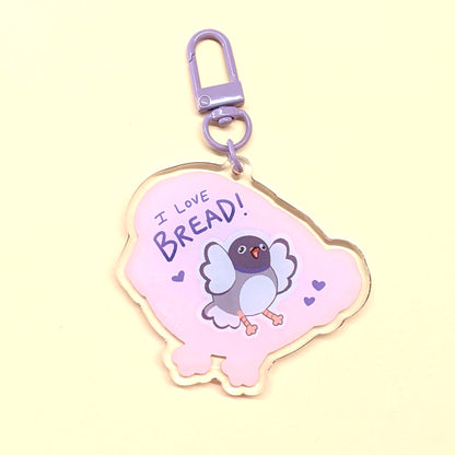 3D Bread Birb Charm