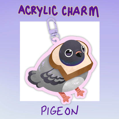 3D Bread Birb Charm