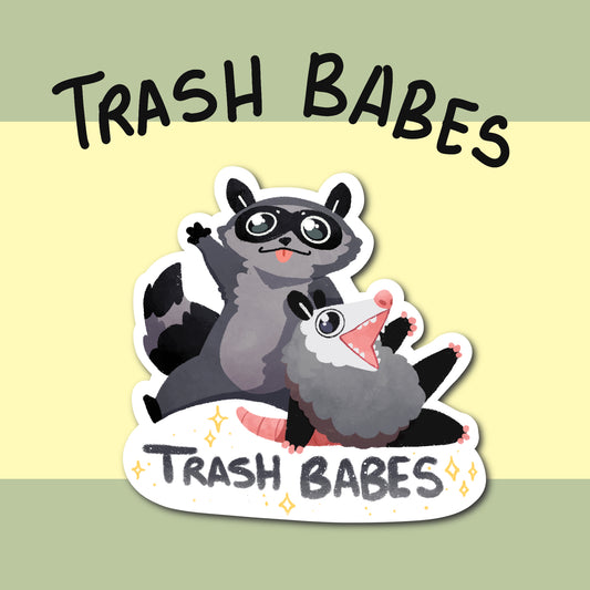 "Trashbabes" Sticker